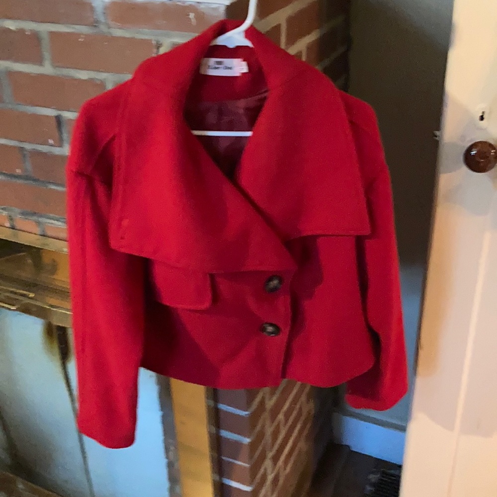 Red Line and Dot Coat